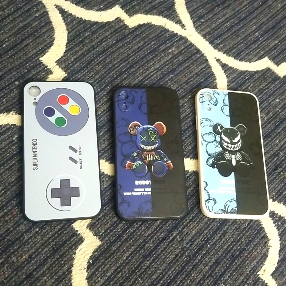 New! 3pcs iPhone XR Silicon Phone Case